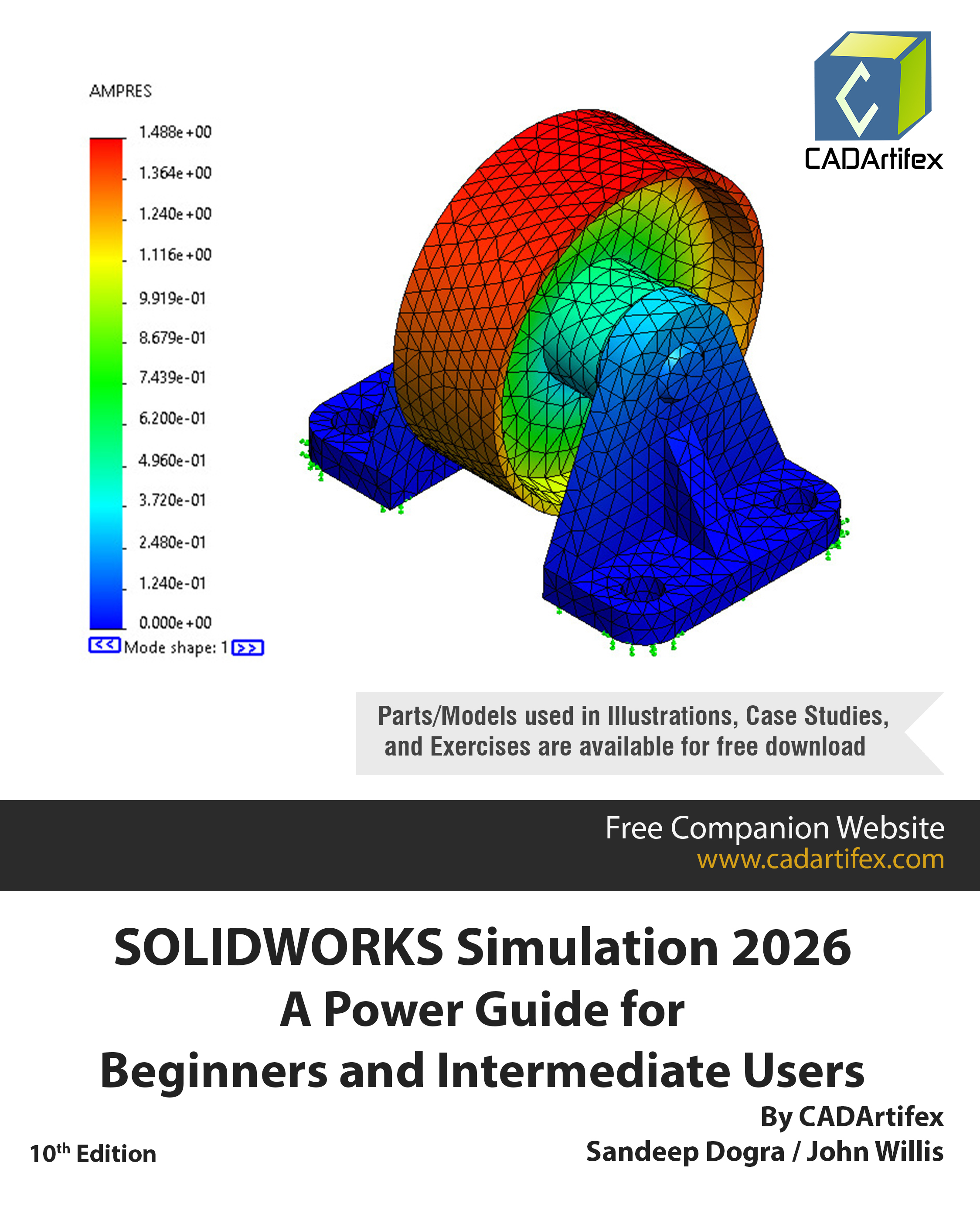 SOLIDWORKS Simulation 2026: A Power Guide for Beginners and Intermediate Users: Colored